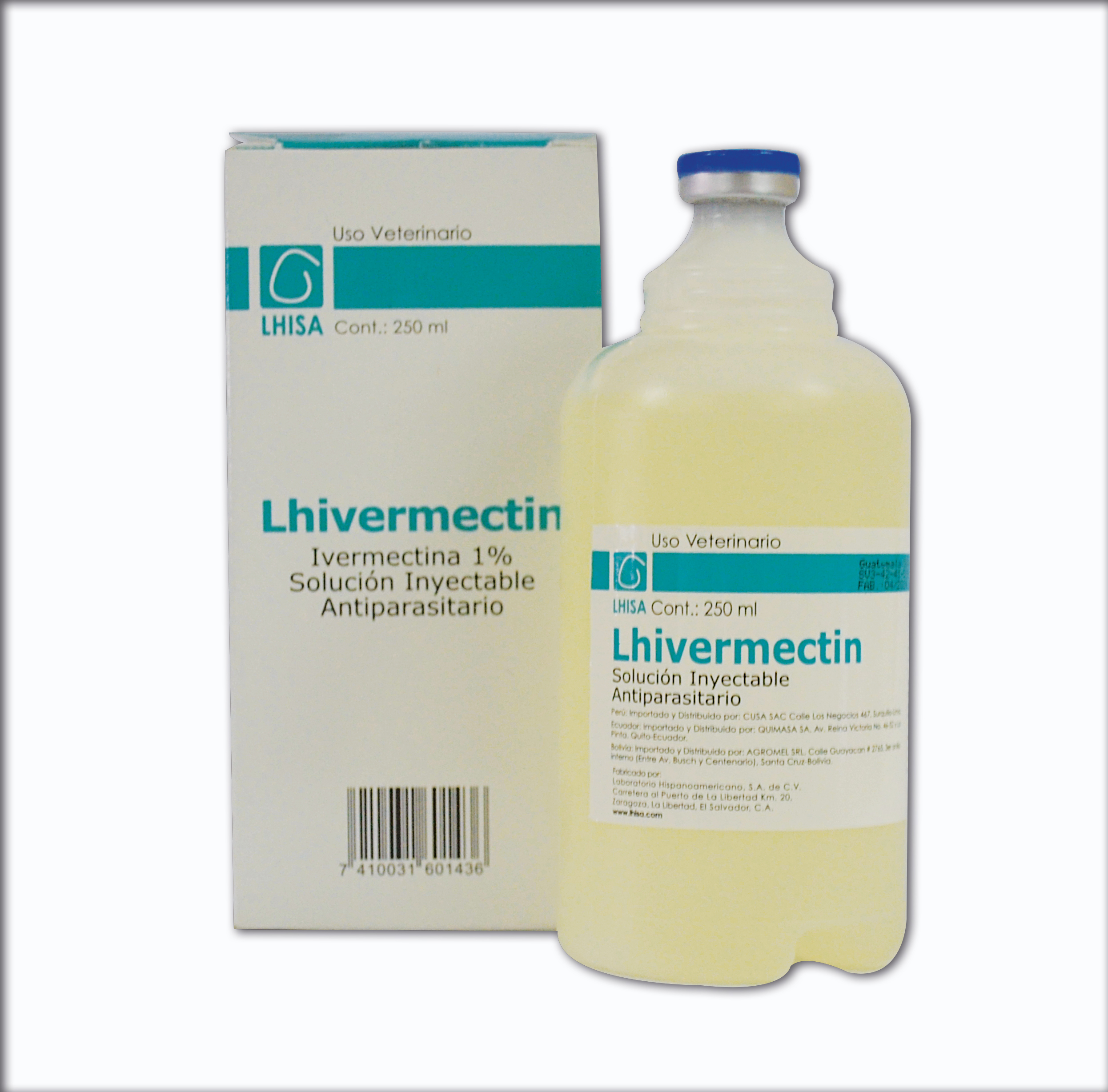 LHIVERMECTIN Ivermectina antiparasitario inyectable